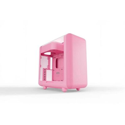Caja torre Hyte X50 Strawberry Milk rosa ATX cristal templado malla frontal Caja torre Hyte X50 Strawberry Milk rosa ATX cristal templado malla frontal