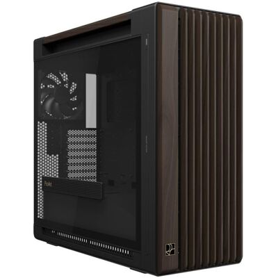 Carcasa de ordenador ASUS ProArt PA602 Wood Edition Modern Black Panel Vidrio Templado Torre Midi Carcasa de ordenador ASUS ProArt PA602 Wood Edition Modern Black Panel Vidrio Templado Torre Midi