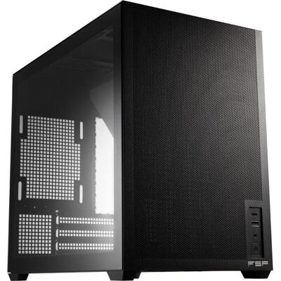Carcasa FSP S210-B Mini Tower Negro mITX/mATX Cristal Templado Carcasa FSP S210-B Mini Tower Negro mITX/mATX Cristal Templado
