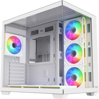 Carcasa FSP M341-WA Midi Tower ARGB Blanca Carcasa FSP M341-WA Midi Tower ARGB Blanca