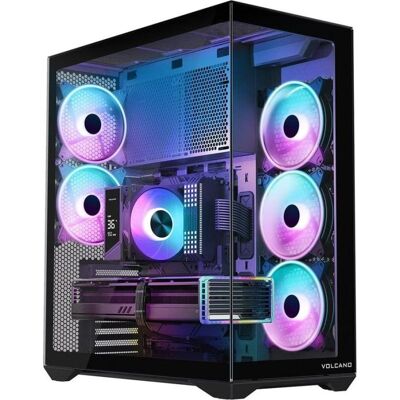 Caja PC Full Tower Modecom Space XL ARGB 5F Vidrio Templado Caja PC Full Tower Modecom Space XL ARGB 5F Vidrio Templado