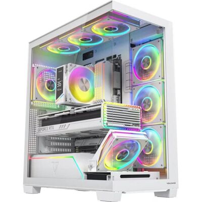 Caja PC Modecom Volcano Stellar Plus ARGB Midi Tower 8F Vidrio Templado Caja PC Modecom Volcano Stellar Plus ARGB Midi Tower 8F Vidrio Templado