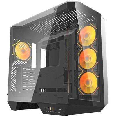 Darkflash DY470 - 4 Ventiladores - Soporte GPU - Caja PC Darkflash DY470 - 4 Ventiladores - Soporte GPU - Caja PC