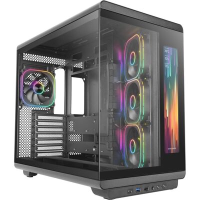 mars-gaming Mars Gaming Mcrevmax Torre Semi-atx Gaming, Ecrã Ips 11.8", 4 Ventoinhas Pwm Argb, Vidro Temperado Panorâmico, Hub Rf, Back-connect, Aura Sync mars-gaming Mars Gaming Mcrevmax Torre Semi-atx Gaming, Ecrã Ips 11.8", 4 Ventoinhas Pwm Argb, Vidro Temperado Panorâmico, Hub Rf, Back-connect, Aura Sync