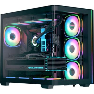 Caja PC Aerocool P500C Evo Torre Midi ATX con Panel Vidrio y ARGB Caja PC Aerocool P500C Evo Torre Midi ATX con Panel Vidrio y ARGB