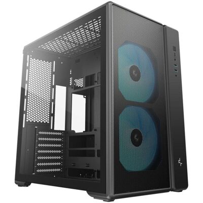 Caja PC DeepCool CG590 MESH 2F Midi Tower Negro ATX Caja PC DeepCool CG590 MESH 2F Midi Tower Negro ATX