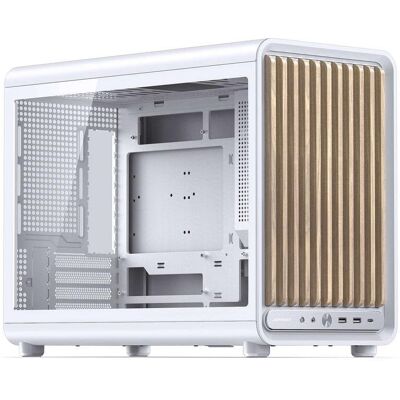 Caja PC Jonsbo D33 Wood Blanco Vidrio Templado Caja PC Jonsbo D33 Wood Blanco Vidrio Templado