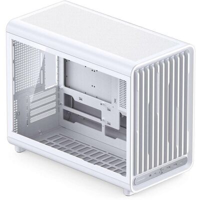 Caja PC Jonsbo D33 Standard Micro ATX Mini Torre Vidrio Templado Blanco Caja PC Jonsbo D33 Standard Micro ATX Mini Torre Vidrio Templado Blanco