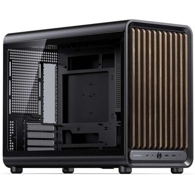 Caja Jonsbo D33 Wood negra micro ATX con cristal templado Caja Jonsbo D33 Wood negra micro ATX con cristal templado