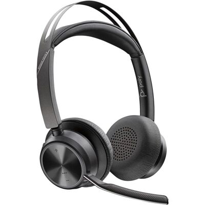 Poly Voyager Focus 2 Auriculares Estéreo USB-C Negros Poly Voyager Focus 2 Auriculares Estéreo USB-C Negros