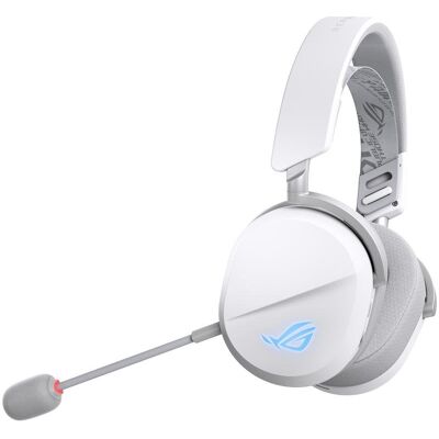 Auriculares ASUS ROG Pelta inalámbricos y con cable Bluetooth Gaming con retroiluminación multicolor blancos Auriculares ASUS ROG Pelta inalámbricos y con cable Bluetooth Gaming con retroiluminación multicolor blancos