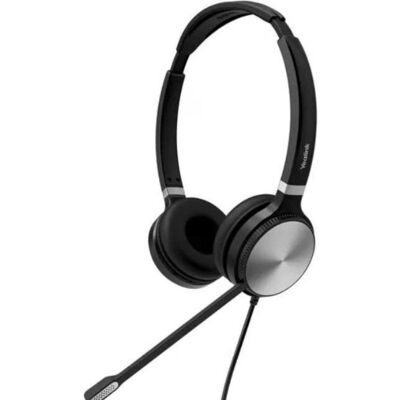 Auriculares Yealink YHS36 Dual con cable RJ9 para oficina y call center con Cancelación de Ruido, micrófono ajustable, diadema estéreo, color negro Auriculares Yealink YHS36 Dual con cable RJ9 para oficina y call center con Cancelación de Ruido, micrófono ajustable, diadema estéreo, color negro