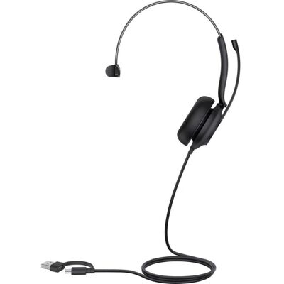 Auriculares Yealink UH35 Mono con cable USB-A/USB-C para oficina optimizados para Teams Auriculares Yealink UH35 Mono con cable USB-A/USB-C para oficina optimizados para Teams