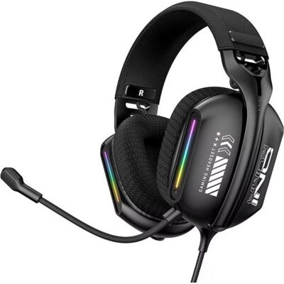 Auriculares Onikuma X12 con cable USB y jack 3.5 mm para gaming, micrófono, negro Auriculares Onikuma X12 con cable USB y jack 3.5 mm para gaming, micrófono, negro