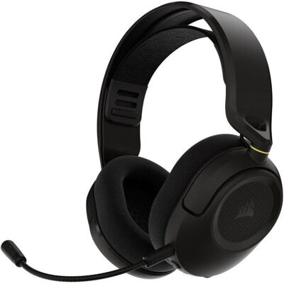 Auriculares Corsair HS35 v3 inalámbricos Bluetooth y USB-C para gaming, micrófono omnidireccional, carbón Auriculares Corsair HS35 v3 inalámbricos Bluetooth y USB-C para gaming, micrófono omnidireccional, carbón