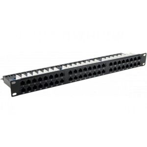 generica Panel de parcheo Hypertec 48 puertos Cat6 U/UTP Montaje en bastidor 1U Negro generica Panel de parcheo Hypertec 48 puertos Cat6 U/UTP Montaje en bastidor 1U Negro