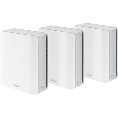 WiFi Mesh ASUS 3 Nodos 8643 Mbps 800 m² con Wi-Fi 7 y control parental WiFi Mesh ASUS 3 Nodos 8643 Mbps 800 m² con Wi-Fi 7 y control parental