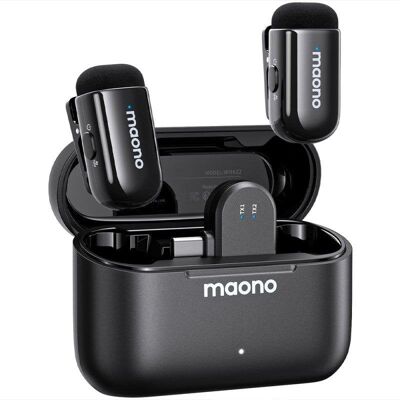 Micrófono Maono WM622 PC2 inalámbrico USB UHF alcance extendido Micrófono Maono WM622 PC2 inalámbrico USB UHF alcance extendido