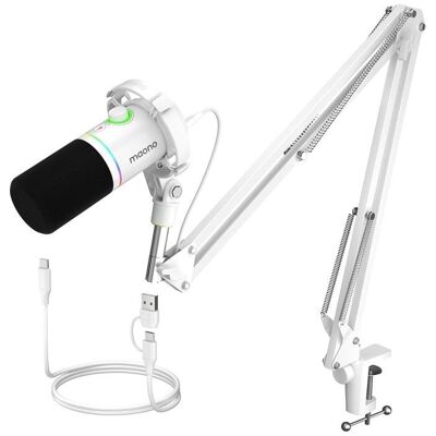 Micrófono Maono PD200XS USB XLR cardioide con iluminación RGB y control táctil Micrófono Maono PD200XS USB XLR cardioide con iluminación RGB y control táctil