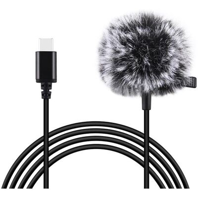 Micrófono Puluz Lavalier USB-C - 1.5m - Micrófono Micrófono Puluz Lavalier USB-C - 1.5m - Micrófono