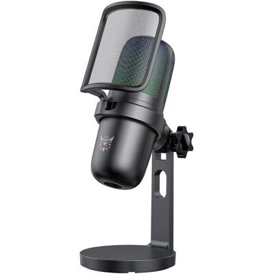 Micrófono ONIKUMA M-730 USB unidireccional con RGB y botón táctil mute Micrófono ONIKUMA M-730 USB unidireccional con RGB y botón táctil mute