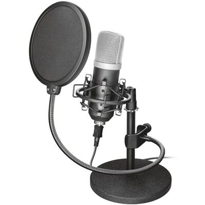 Trust GXT 252 Emita Micrófono Cardiode para Streaming/Estudio Trust GXT 252 Emita Micrófono Cardiode para Streaming/Estudio