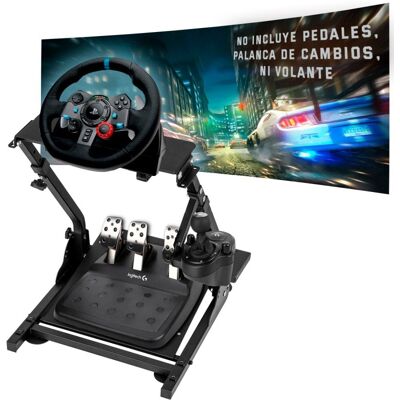 UnicView SV800 Soporte Volante/Pedales para Logitech y Thrustmaster + Soporte Cambios UnicView SV800 Soporte Volante/Pedales para Logitech y Thrustmaster + Soporte Cambios