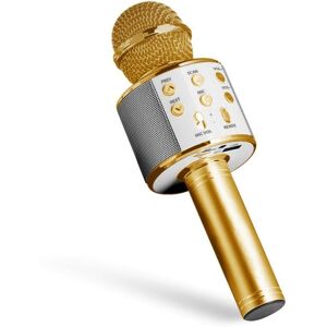 Imperii Pop Star Micrófono Karaoke Dorado Imperii Pop Star Micrófono Karaoke Dorado