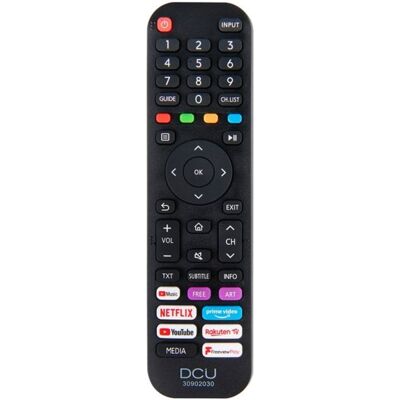 dcu-tecnologic DCU Mando a Distancia Para TV Hisense dcu-tecnologic DCU Mando a Distancia Para TV Hisense