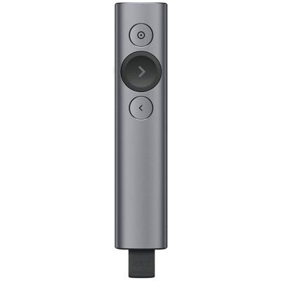 Logitech Spotlight Mando para Presentaciones Inalámbrico Gris Logitech Spotlight Mando para Presentaciones Inalámbrico Gris