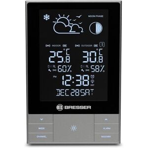 bresser-optics Estación Meteorológica Bresser Optics ClimateTemp NDV Antracita Metálico Plata bresser-optics Estación Meteorológica Bresser Optics ClimateTemp NDV Antracita Metálico Plata