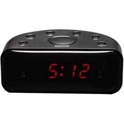 Reloj Despertador Denver CR-430 Analógico y Digital FM LED Negro Reloj Despertador Denver CR-430 Analógico y Digital FM LED Negro
