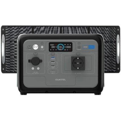 Estación de energía Oukitel P800 512Wh 6 puertos AC, USB y Type-C Batería LiFePO4 Cargador solar integrado Estación de energía Oukitel P800 512Wh 6 puertos AC, USB y Type-C Batería LiFePO4 Cargador solar integrado
