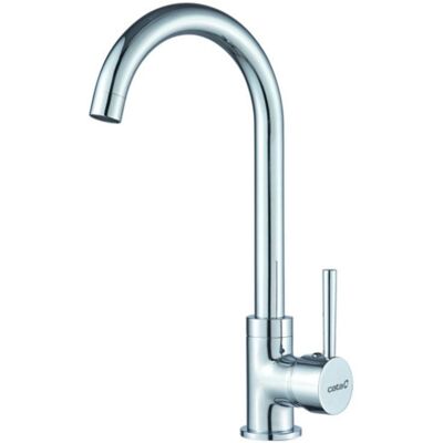 Grifo de palanca CATA CMA estándar cromo acero inoxidable sencillo 3/8" altura 33,6cm Grifo de palanca CATA CMA estándar cromo acero inoxidable sencillo 3/8" altura 33,6cm