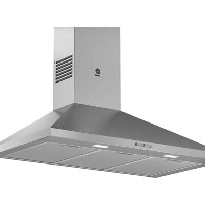 Campana extractora Balay piramidal pared 98cm 3 velocidades LED Campana extractora Balay piramidal pared 98cm 3 velocidades LED
