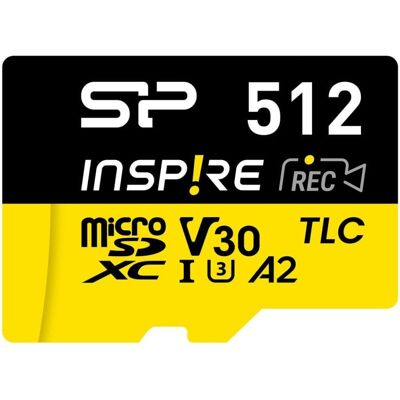 Tarjeta de memoria Silicon Power Power Inspire 512Gb - Tarjeta de memoria Tarjeta de memoria Silicon Power Power Inspire 512Gb - Tarjeta de memoria