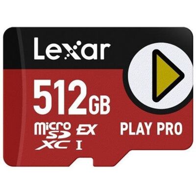 Tarjeta microSD Lexar PLAY PRO Express 7.1 512 GB 900MB/s 600MB/s Tarjeta microSD Lexar PLAY PRO Express 7.1 512 GB 900MB/s 600MB/s