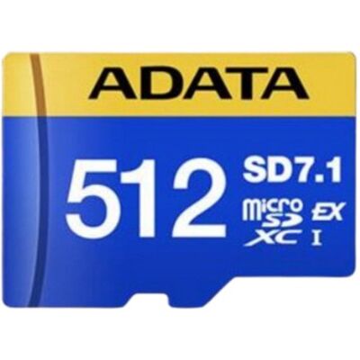 Tarjeta MicroSDXC A-Data UD512GEX3L1-C 512 GB UHS-II 800 MB/s Azul Amarillo Tarjeta MicroSDXC A-Data UD512GEX3L1-C 512 GB UHS-II 800 MB/s Azul Amarillo