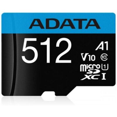 Tarjeta MicroSD ADATA AUSDX512GUICL10A1-RA1 512 GB Clase 10 UHS-I 100 MB/s Tarjeta MicroSD ADATA AUSDX512GUICL10A1-RA1 512 GB Clase 10 UHS-I 100 MB/s