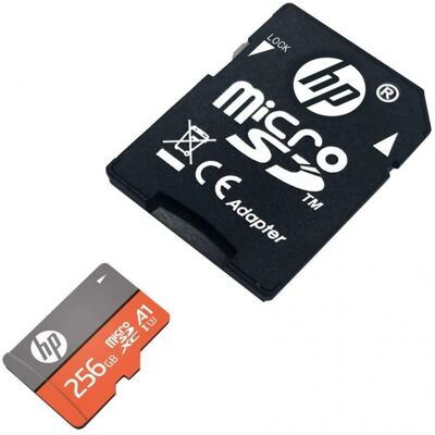HP HFUD256-1V31A MicroSDXC 256GB Clase 10 UHS-I + Adaptador HP HFUD256-1V31A MicroSDXC 256GB Clase 10 UHS-I + Adaptador