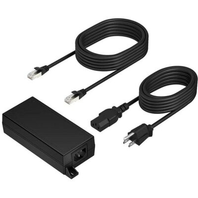 Adaptador PoE Poly B5NH6AA con cable CAT6A y alimentación 65 W Adaptador PoE Poly B5NH6AA con cable CAT6A y alimentación 65 W