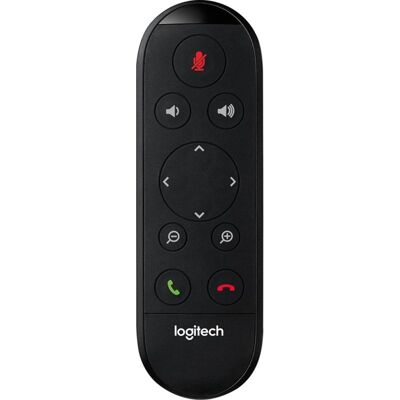Mando a distancia Logitech ConferenceCam Connect para webcam, IR inalámbrico, Negro/Plata Mando a distancia Logitech ConferenceCam Connect para webcam, IR inalámbrico, Negro/Plata