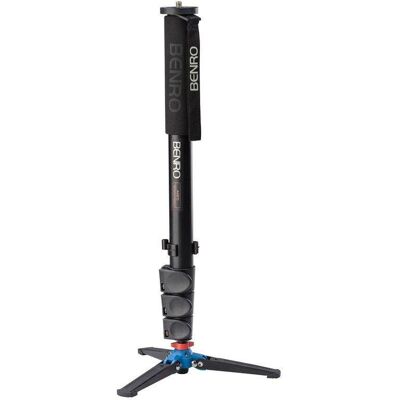 Monópode Benro A48FD Aluminio con mini trípode y soporte hasta 20 kg Monópode Benro A48FD Aluminio con mini trípode y soporte hasta 20 kg