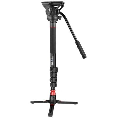 Monopod Neewer GM76 179 cm con cabeza de fluido y trípode Monopod Neewer GM76 179 cm con cabeza de fluido y trípode