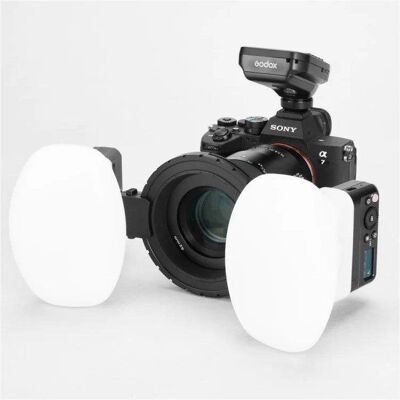 Flash dental Godox MF12-DK1 para Sony kit macro con difusores y transmisor Flash dental Godox MF12-DK1 para Sony kit macro con difusores y transmisor