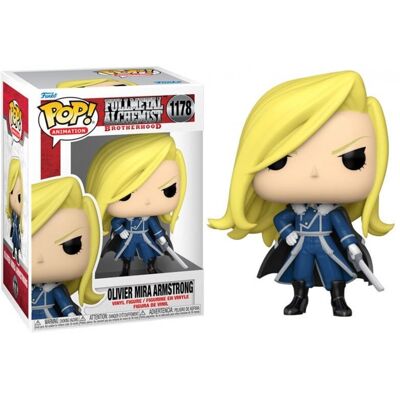 funko-inc Funko Pop Animación Fullmetal Alchemist Brotherhood Olivier Mira Armstrong con Espada funko-inc Funko Pop Animación Fullmetal Alchemist Brotherhood Olivier Mira Armstrong con Espada