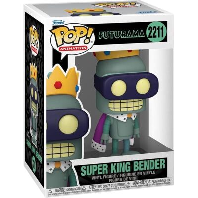 funko-inc Figura Funko Pop! Vinyl Super King Bender de Futurama funko-inc Figura Funko Pop! Vinyl Super King Bender de Futurama
