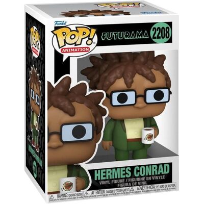 funko-inc Figura Funko Pop! Futurama Hermes Conrad con Taza Vinilo Coleccionable funko-inc Figura Funko Pop! Futurama Hermes Conrad con Taza Vinilo Coleccionable