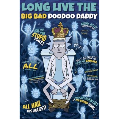 Erik Maxi Póster Rick & Morty Doodoo Daddy 91.5x61cm Erik Maxi Póster Rick & Morty Doodoo Daddy 91.5x61cm