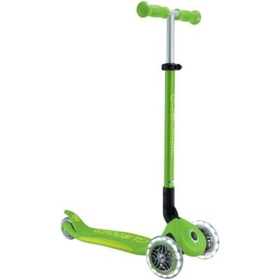 Scooter de 3 ruedas iluminado Globber V2 Apple Green para niños Scooter de 3 ruedas iluminado Globber V2 Apple Green para niños
